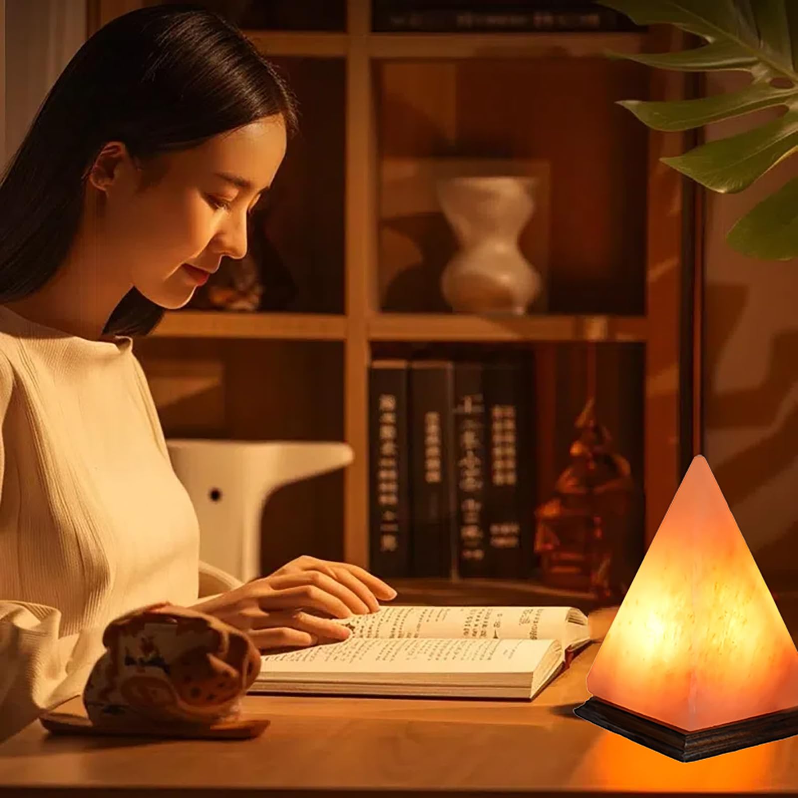 Amazon.co.jp : 陽光の道 ヒマラヤ岩塩ライト ピラミッド型ヒマラヤ塩
